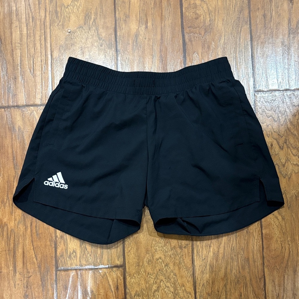 Adidas Women's Black and White Athletic Shorts